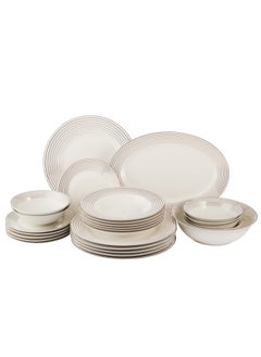 Dania A 26-piece porcelain dining set used for 6 people  - Image 1