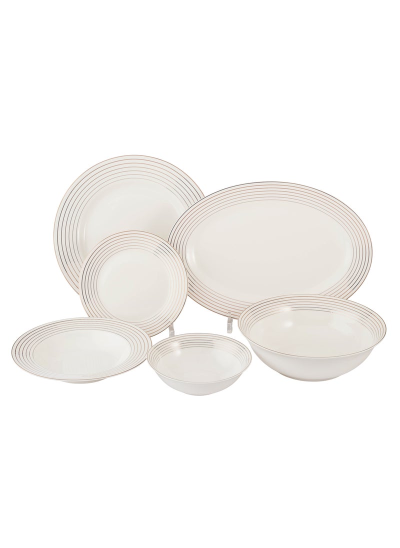 Dania A 26-piece porcelain dining set used for 6 people  - Image 2