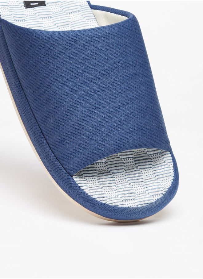 DUCHINI Men Textured Bedroom Slide Slippers  - Image 3