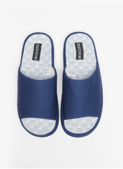 DUCHINI Men Textured Bedroom Slide Slippers  - Image 4