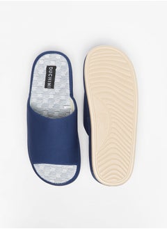 DUCHINI Men Textured Bedroom Slide Slippers  - Image 5