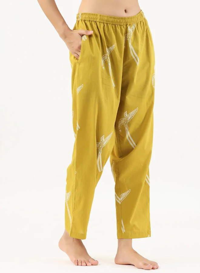 سانسكريتي هومز Sanskrutihomes Women All-Over Printed Pure Cotton Top and Pyjama Set