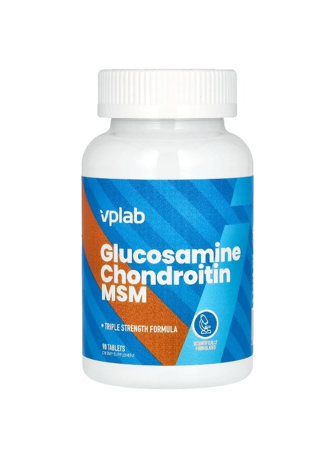 vplab Vplab, Glucosamine Chondroitin MSM, 90 Tablets  - Image 1