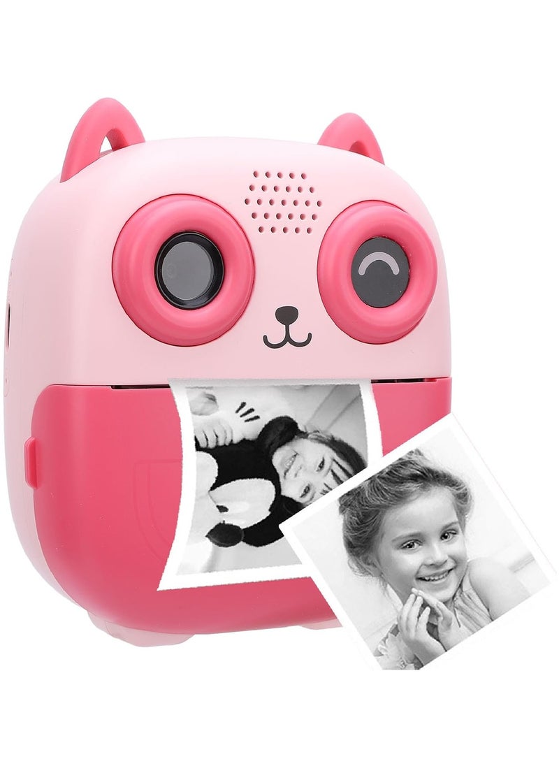 Raxoom Kids Camera Instant Print, 1080P 48MP, Pink, Instant  Camera, 2.4 Inch Screen, Thermal Printing, 6X Digital Zoom, Support Games and Music  - Image 1