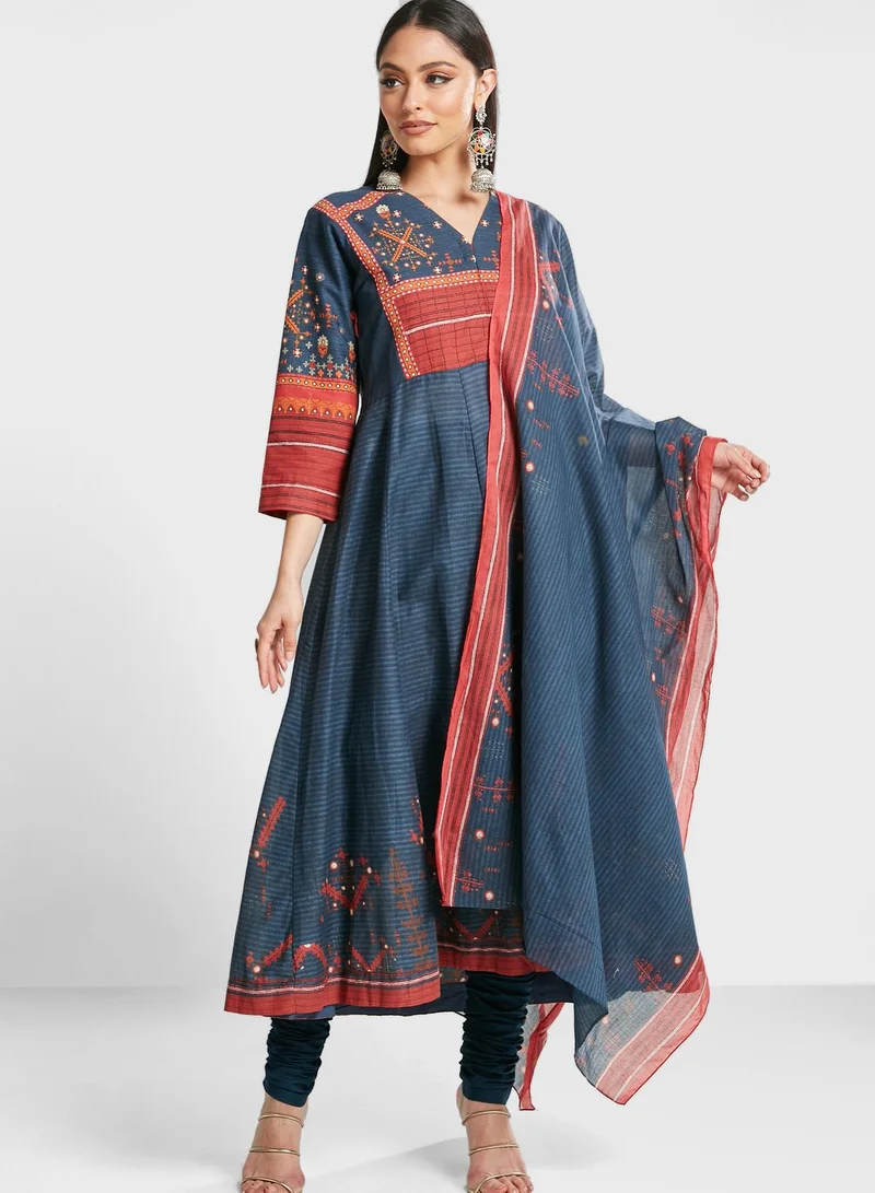Biba Embroidered Suit