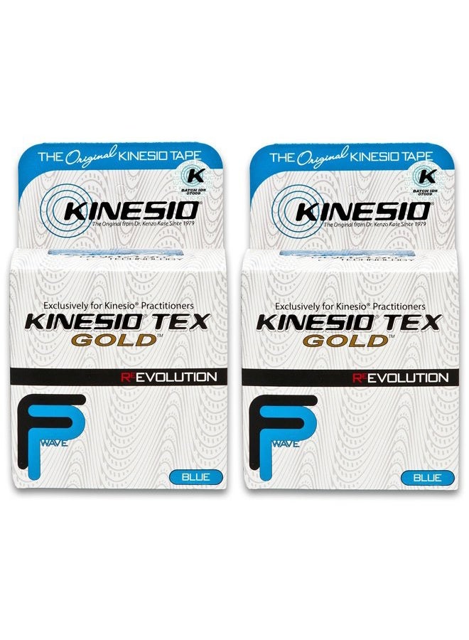 Tex Gold FP Tape - Blue - 2" x 16.4' - Pack of 2 rolls