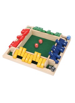 Velaurs Wood Board Dice Game Math Game Party Casual Game 1-4 People  - Image 3