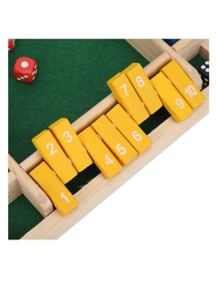 Velaurs Wood Board Dice Game Math Game Party Casual Game 1-4 People  - Image 4