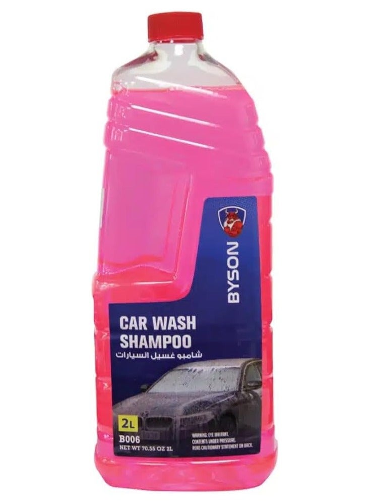 BYSON Car Wash Shampoo for Cars and SUVs - pH Balanced Formula with Rich Foam - Removes Dirt and Grime Without Stripping Wax - Safe on All Paint Finishes for Glossy Shine - Image 1