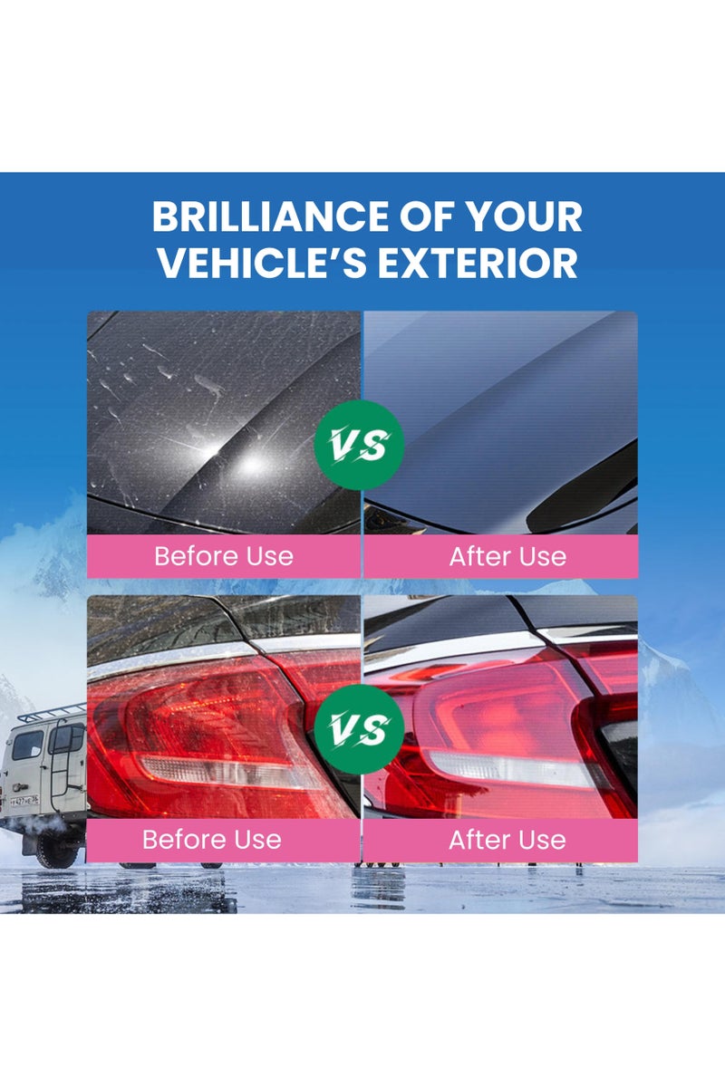 BYSON Car Wash Shampoo for Cars and SUVs - pH Balanced Formula with Rich Foam - Removes Dirt and Grime Without Stripping Wax - Safe on All Paint Finishes for Glossy Shine - Image 5