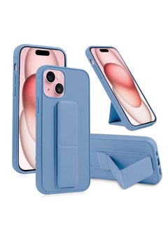 Wtech TPU Rubber Silicone Hand Grip Protective Phone Case Cover For Apple iPhone 15 Plus Sky Blue  - Image 1