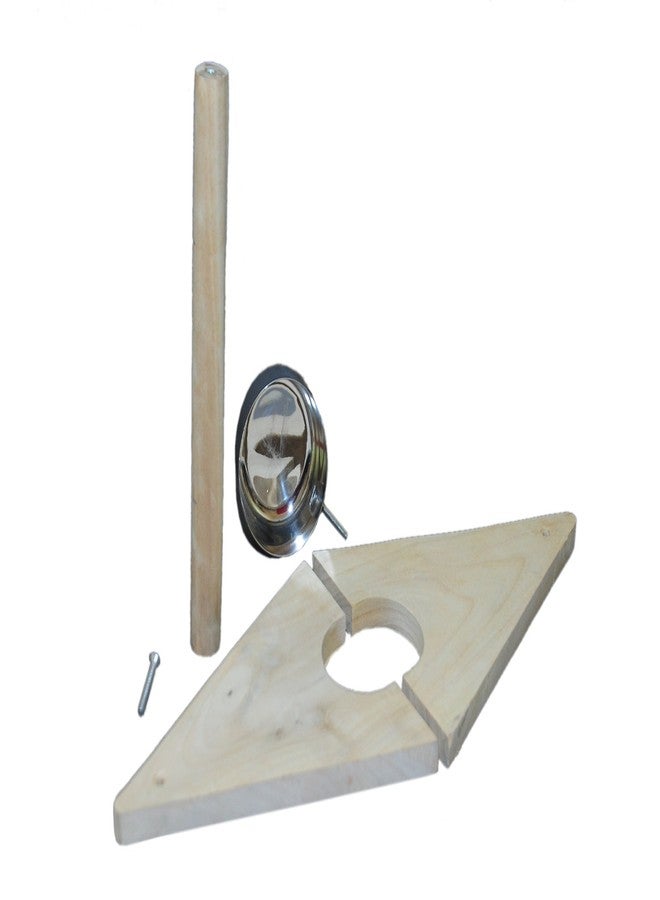 KSK Portable Wooden Bird/Parrot Stand Play Stand (LARG) - Image 3