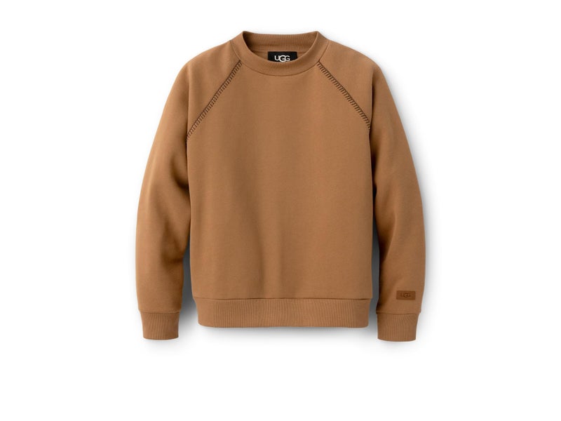 UGG Women's Classic Crewneck Sweatshirt, Chestnut, S - Image 1