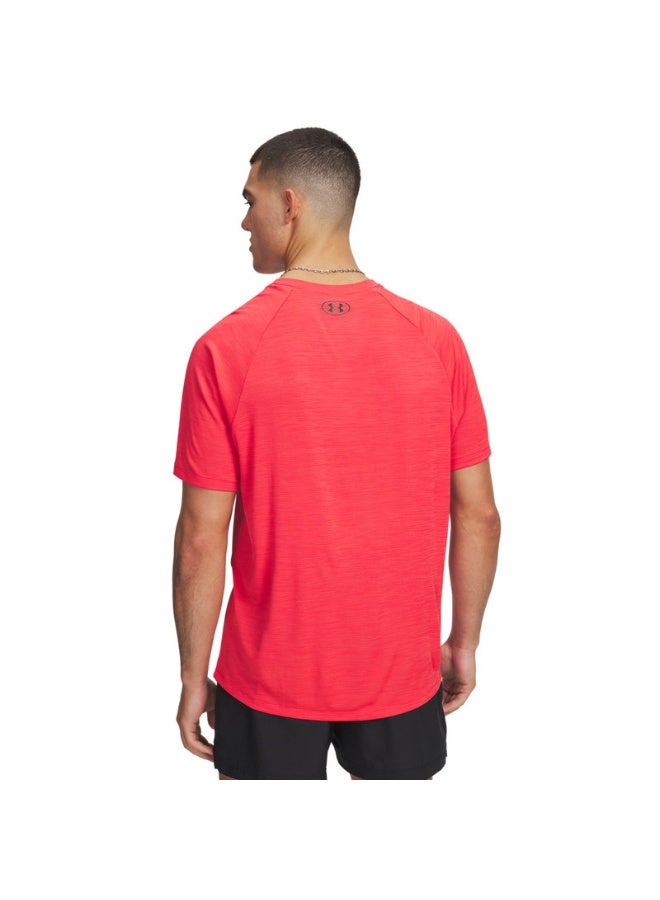 UNDER ARMOUR تي شيرت UA تقني مزخرف قصير الأكمام - Image 1