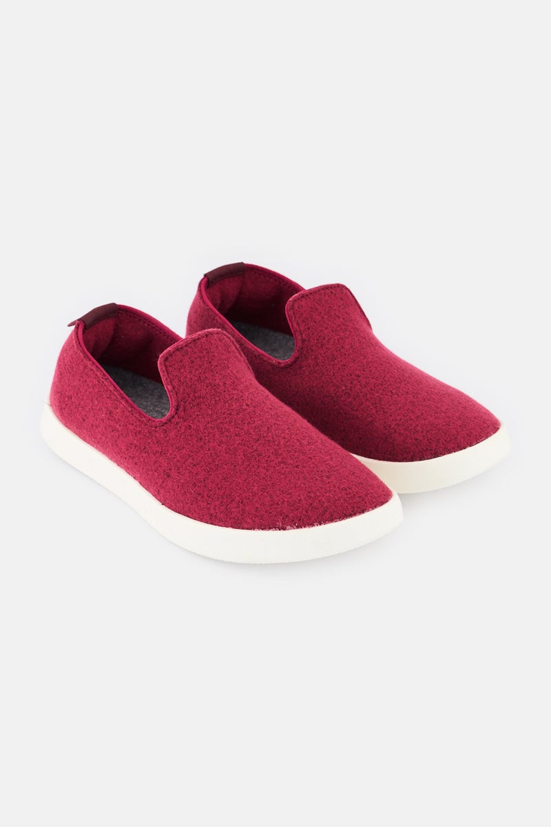 Allbirds Women Wool Loungers Slip Casual Shoes, Maroon - Image 1
