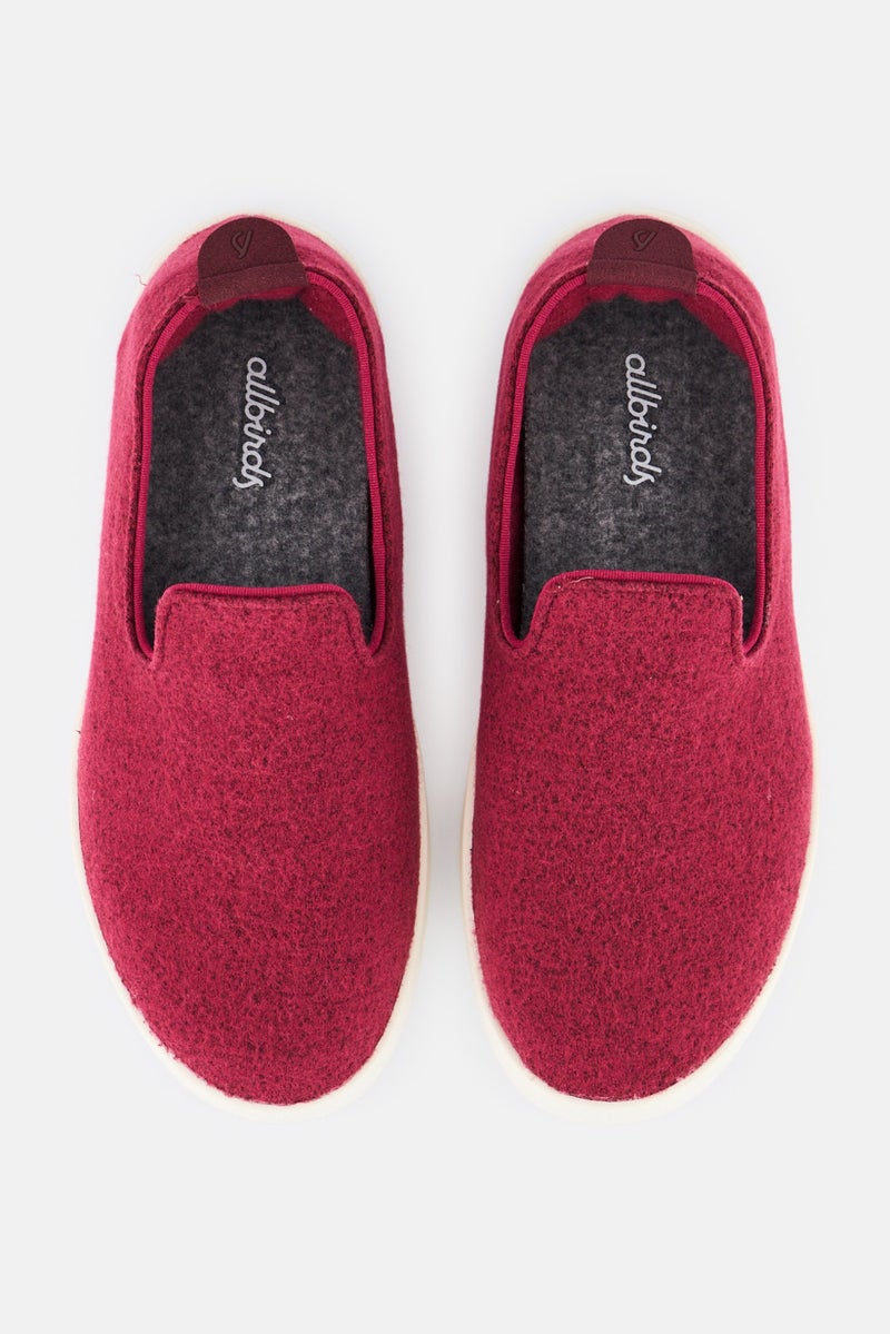 Allbirds Women Wool Loungers Slip Casual Shoes, Maroon - Image 3