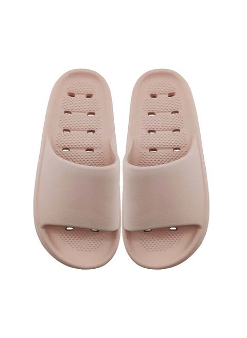Step into cozy comfort with these lightweight pink bath slippers, perfect for size 39-40.
