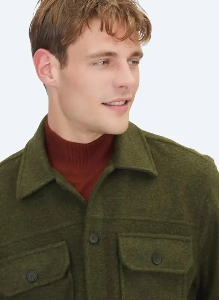 كيب قميص كاكي