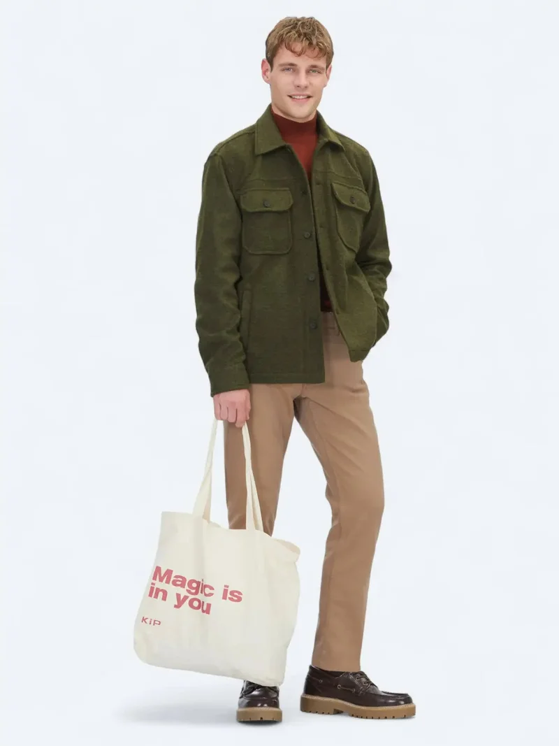 كيب قميص كاكي