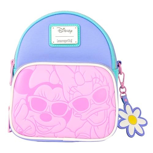 Loungefly Disney Daisy Duck Minnie Mouse Mini Convertible Backpack - Image 1