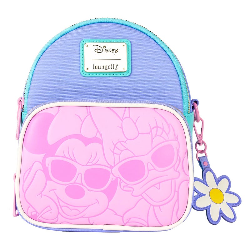 Loungefly Disney Daisy Duck Minnie Mouse Mini Convertible Backpack - Image 2