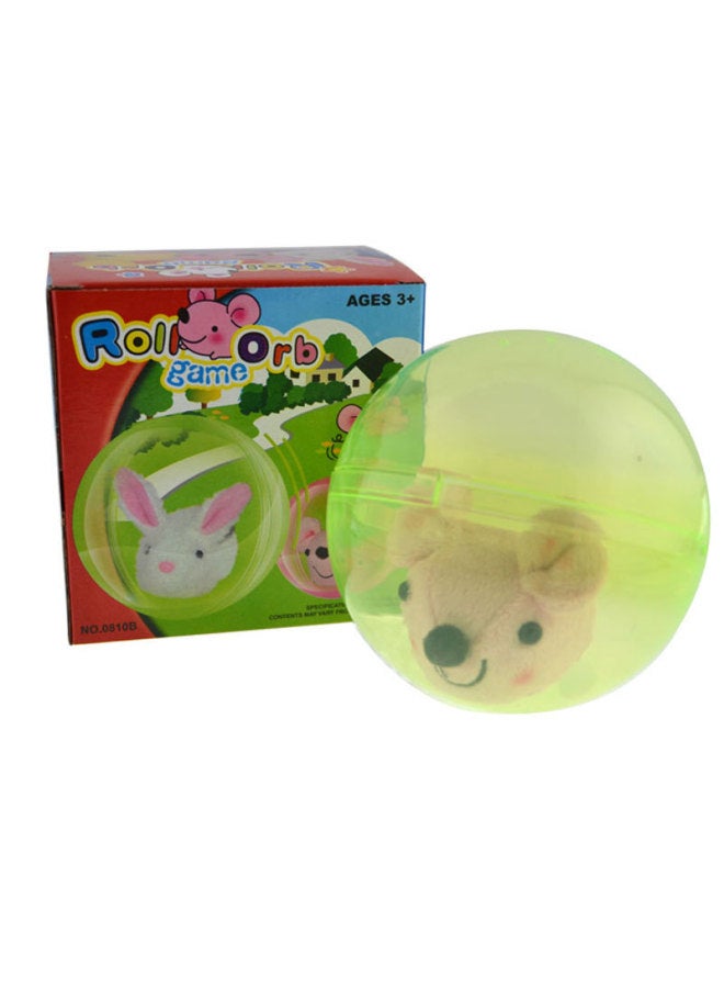 Simulation Electric Bunny Rolling Ball Hamster Pink Running Ball Squirrel Children Plush Baby Learning To Climb Toy Cat-Color:ABC-138846-Big Head Mouse - Image 1