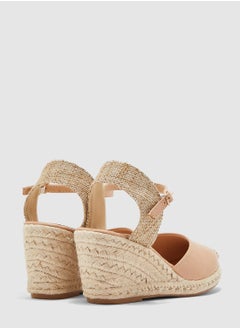 ELLA Closed Toe Espadrille Wedge Sandals  - Image 4
