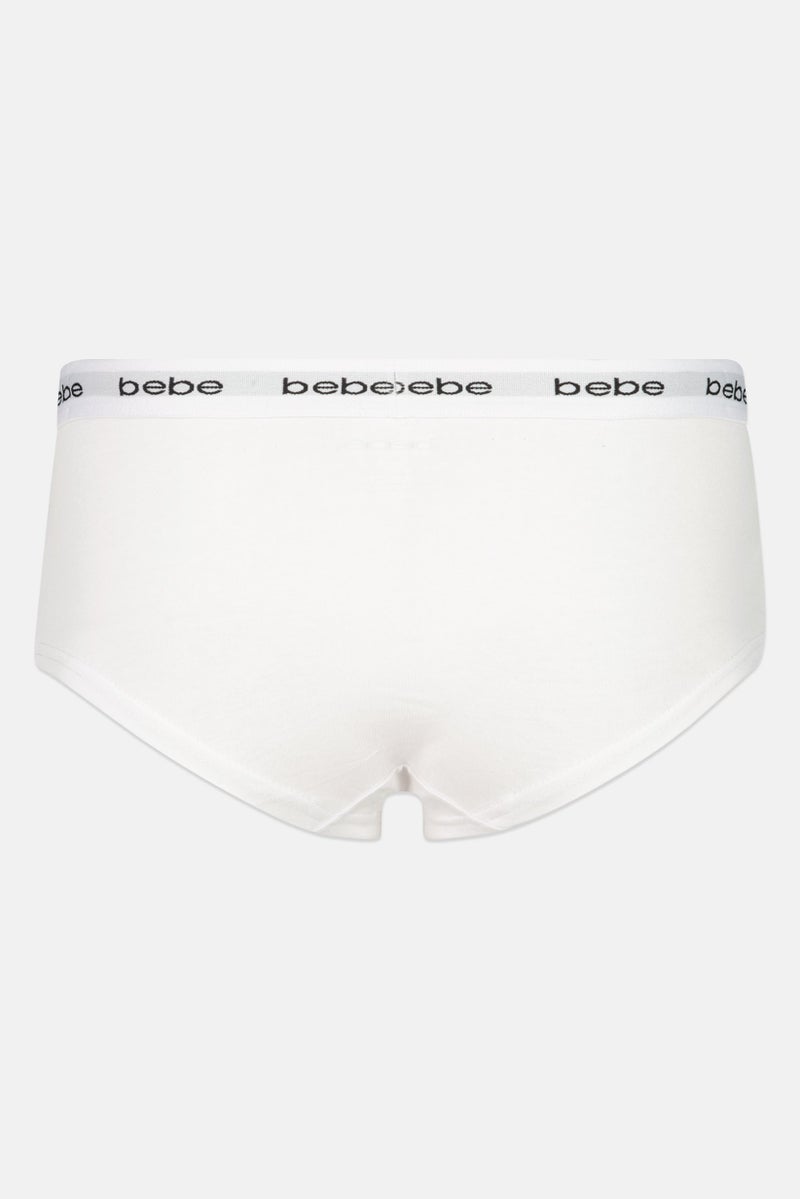bebe Women 3 Pieces Brand Logo Booty Panties, Multicolor - Image 5