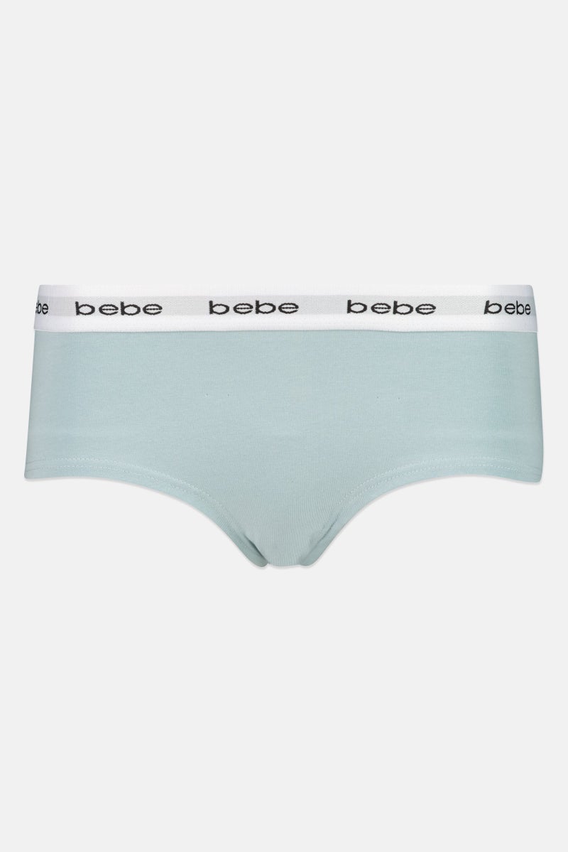bebe Women 3 Pieces Brand Logo Booty Panties, Multicolor - Image 4