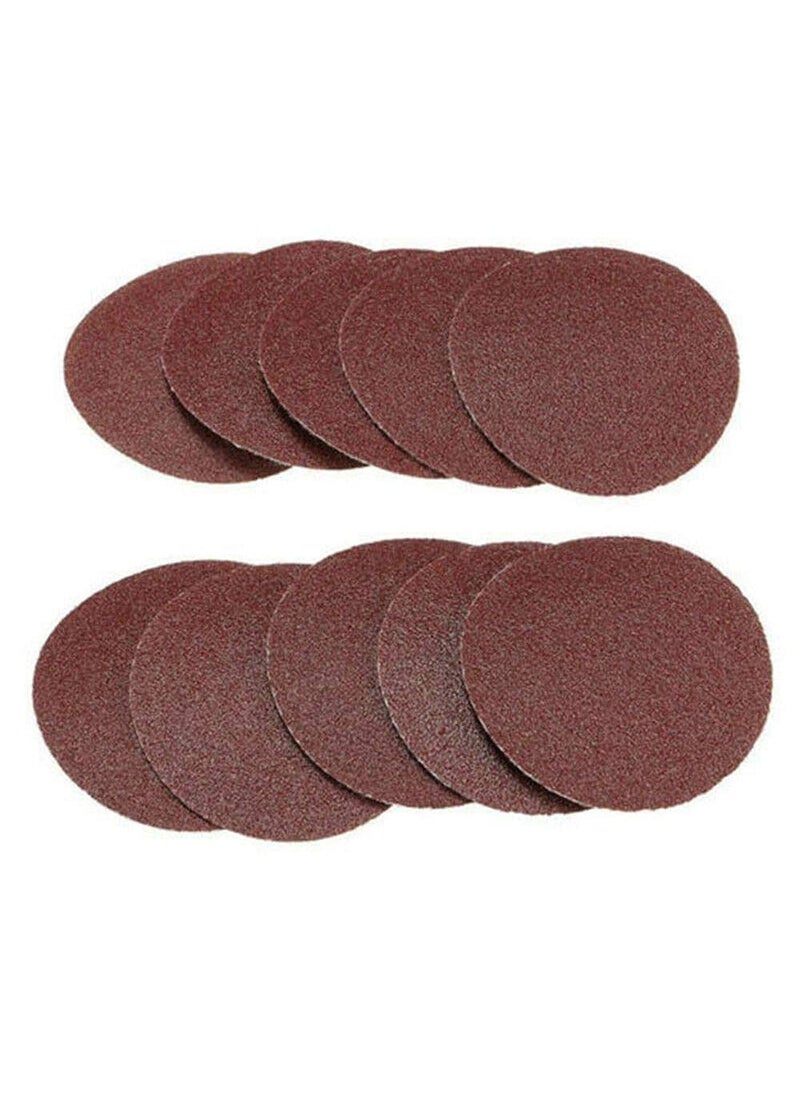 DIY Crafts DIY Crafts CTDIYHI32725 25mm 1inch Sandpaper Disc Hook and Loop Sanding Sander Shank Backing Pad Kit Grits 6080100120240 Pack  - Image 3