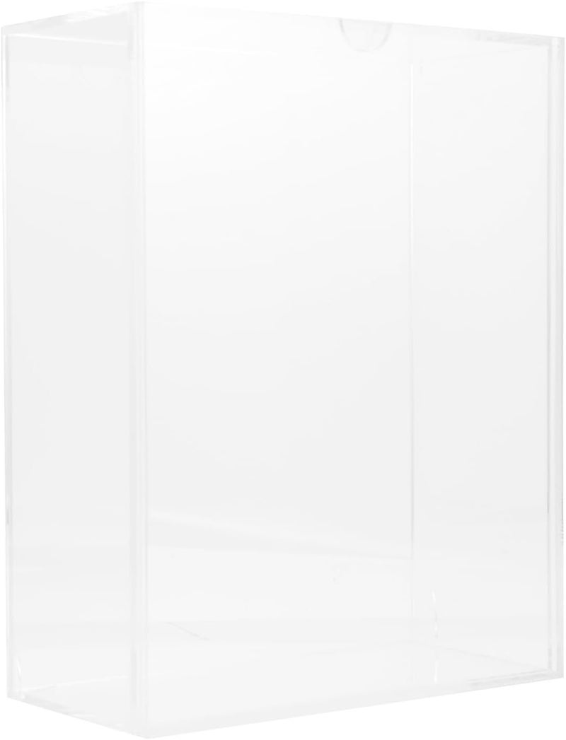 FUOYLOO Flower Shadow Box Display Case Acrylic Frame with Sliding Cover Keepsake Box for Home Decor and Wedding Display - Image 1