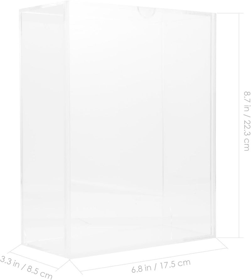 FUOYLOO Flower Shadow Box Display Case Acrylic Frame with Sliding Cover Keepsake Box for Home Decor and Wedding Display - Image 2