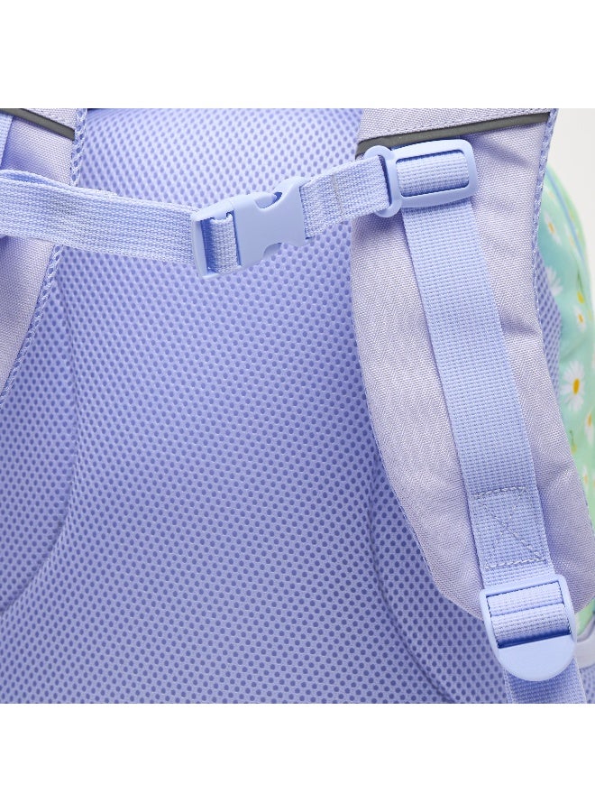 YOLO 17.5 Inches-Backpack-Vane-2 Cmprts- (Polyester) Blue \ 31X16X44.45 - Image 5