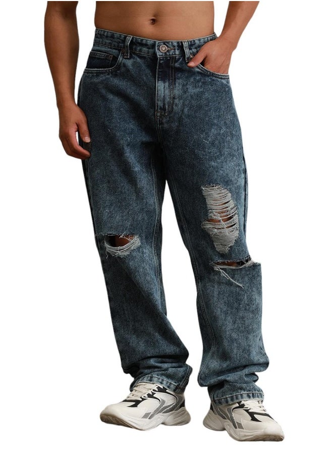 Hubberholme Indigo Jeans For Men  - Image 1