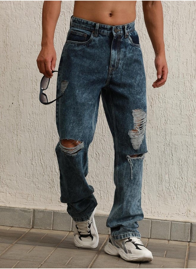 Hubberholme Indigo Jeans For Men  - Image 4