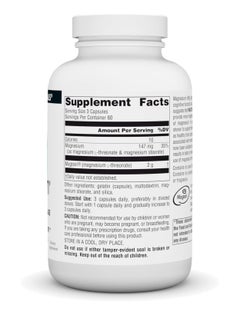 Source Naturals Magtein Magnesium L-Threonate 667mg 180 Capsules  - Image 2