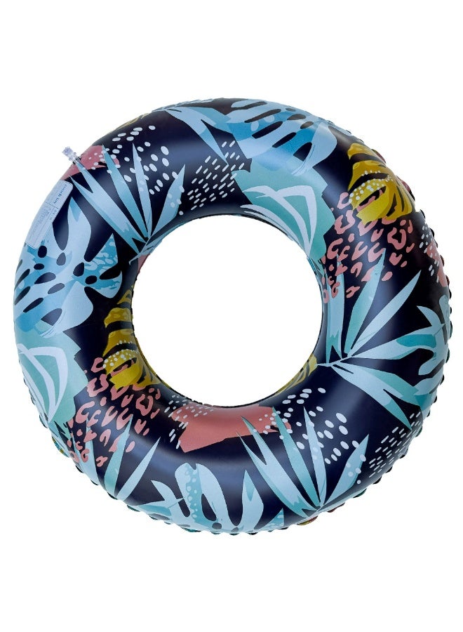 Goolsky 1pc Adult Hawaiian-Themed Inflatable Pool Float - Thick PVC, Large Tropical Leaf Design for Outdoor Pool Parties & Relaxation, Pool Relaxation Gear|Tropical Design|Durable Pool Float, Pool Floats - Image 3
