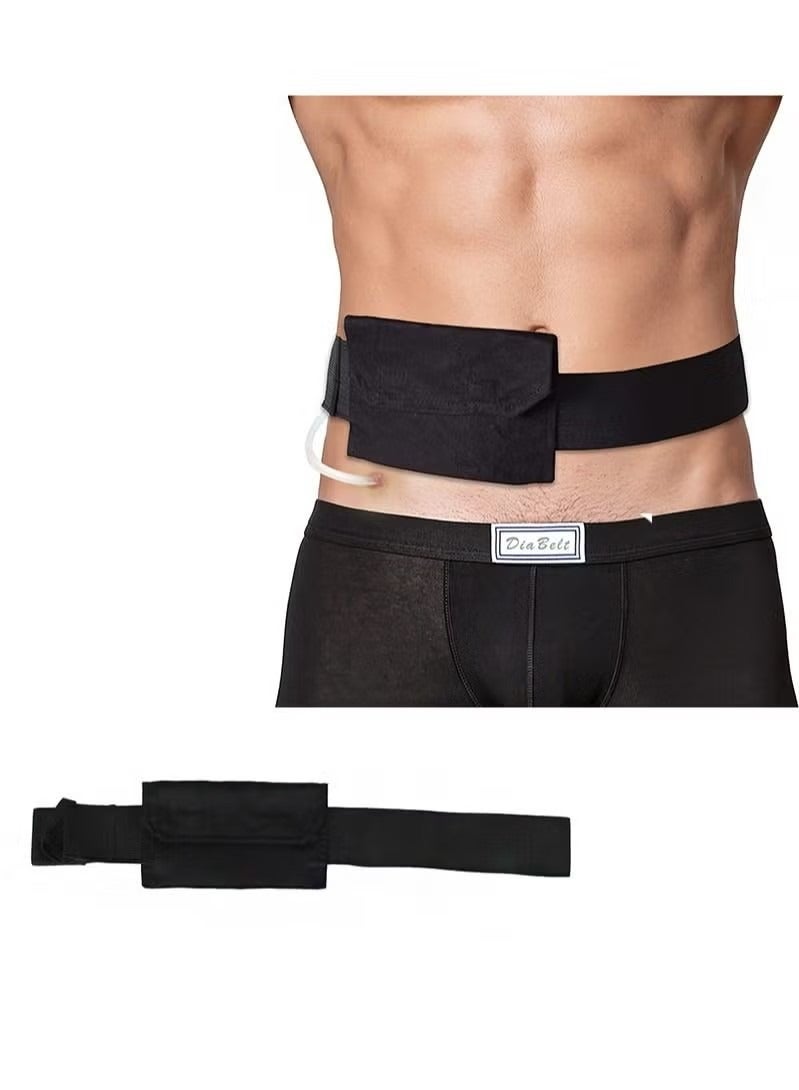 Abdominal Therapy Aid Belt Comfortable Cotton PD Catheter G Tube Feeding Tube Hook Retainer Accessory for Abdominal Female Male Adult - Image 1