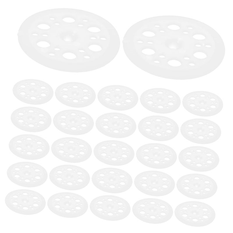 VOSAREA 100pcs Polypropylene Foam Board Washers Plastic Fixing Washers for Insulation Ceiling and Wall Mounting - Image 1