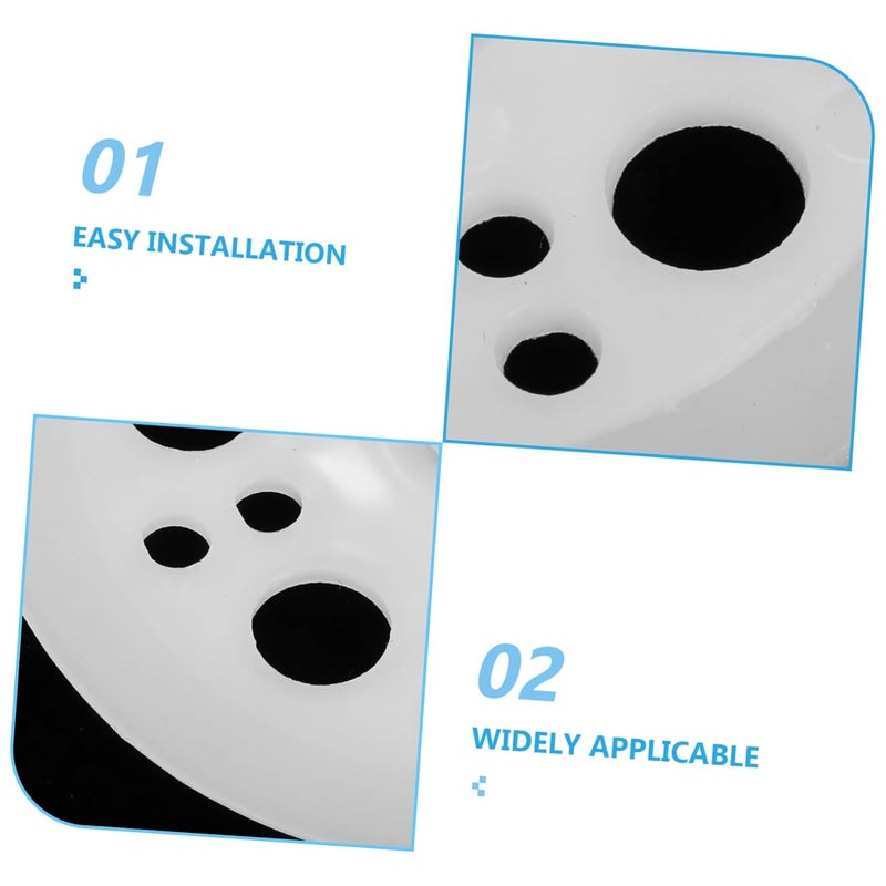 VOSAREA 100pcs Polypropylene Foam Board Washers Plastic Fixing Washers for Insulation Ceiling and Wall Mounting - Image 3