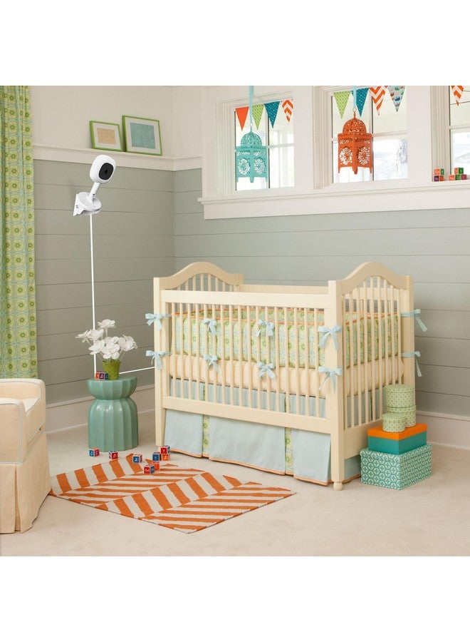 iTODOS Adjustable Angle Wall Mount Bracket Compatible with Nanit Pro Smart Baby Monitor & Flex Stand, Aluminum Alloy Material -White - Image 2