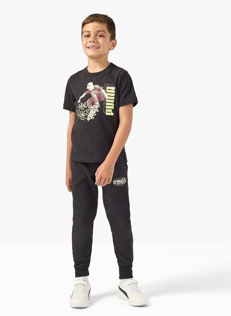PUMA Kids Essential Logo Lab Execution Sweatpants - Image 2