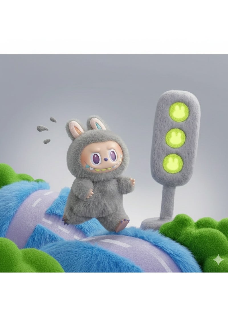 LABUBU Plush Monster Doll – Soft Collectible Plush Figure & Keychain | Cute Labubu Monster Plush Toy for Kids & Adults | Trendy Collectible Art Toy Gift | Creative Keychain Plush for Bags, Backpacks & Decoration | Cute Kawaii Plush Stuffed Doll (Black) - Image 2