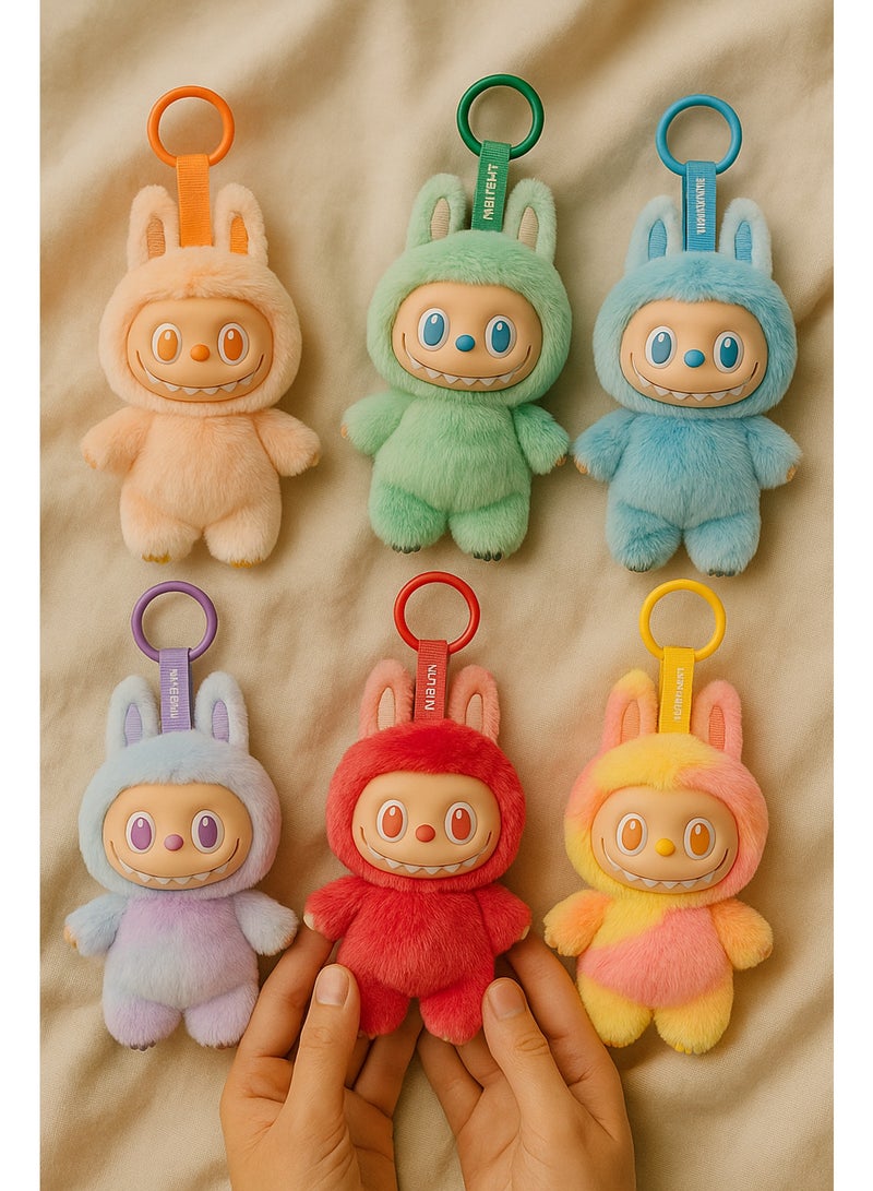 LABUBU Plush Monster Doll – Soft Collectible Plush Figure & Keychain | Cute Labubu Monster Plush Toy for Kids & Adults | Trendy Collectible Art Toy Gift | Creative Keychain Plush for Bags, Backpacks & Decoration | Cute Kawaii Plush Stuffed Doll (Black) - Image 5