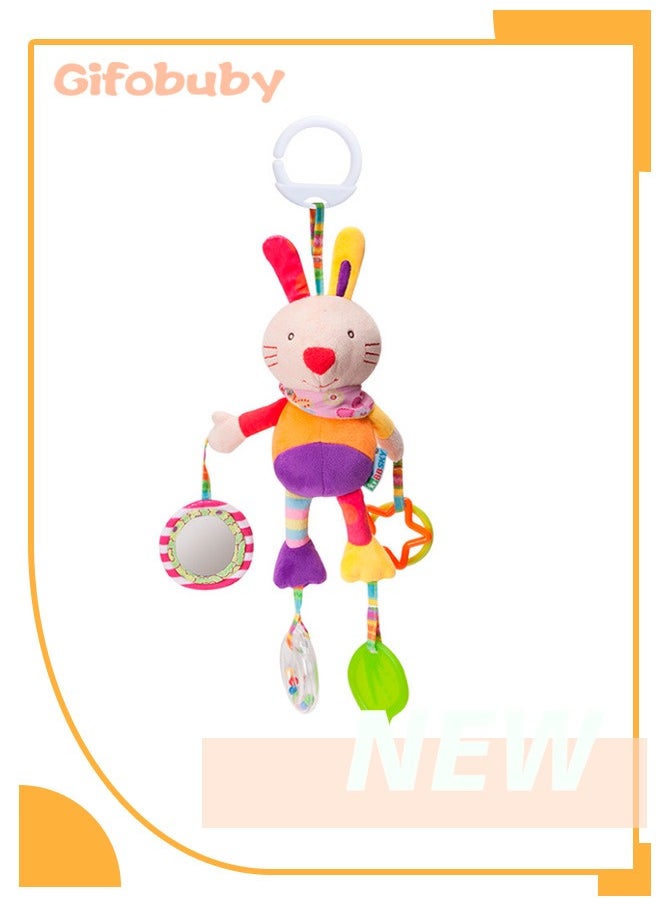 Gifobuby Baby stroller toys, soft baby hanging toys, car seat stroller toys, clip on bedside and stroller toys  - Image 1