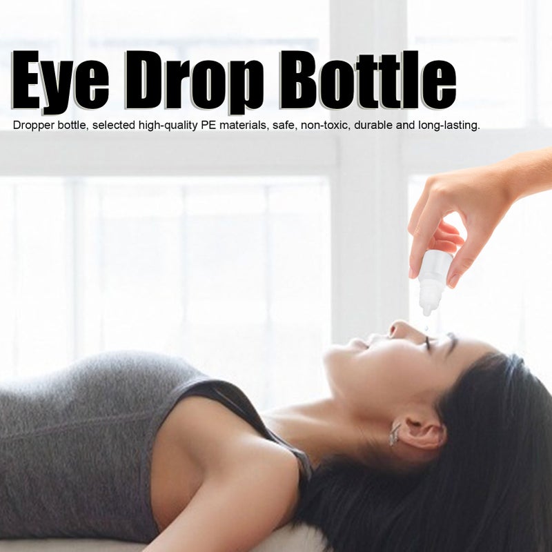 50Pcs 5ml Empty Dropper Bottles Squeezable Eye Liquid Bottle Container with Lids PlugsBlue - Image 4