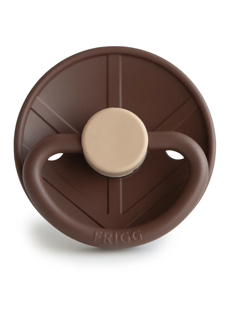 FRIGG Little Viking Silicone Baby Pacifier 0-6M 1-Pack Bjorn Cocoa - Size 1