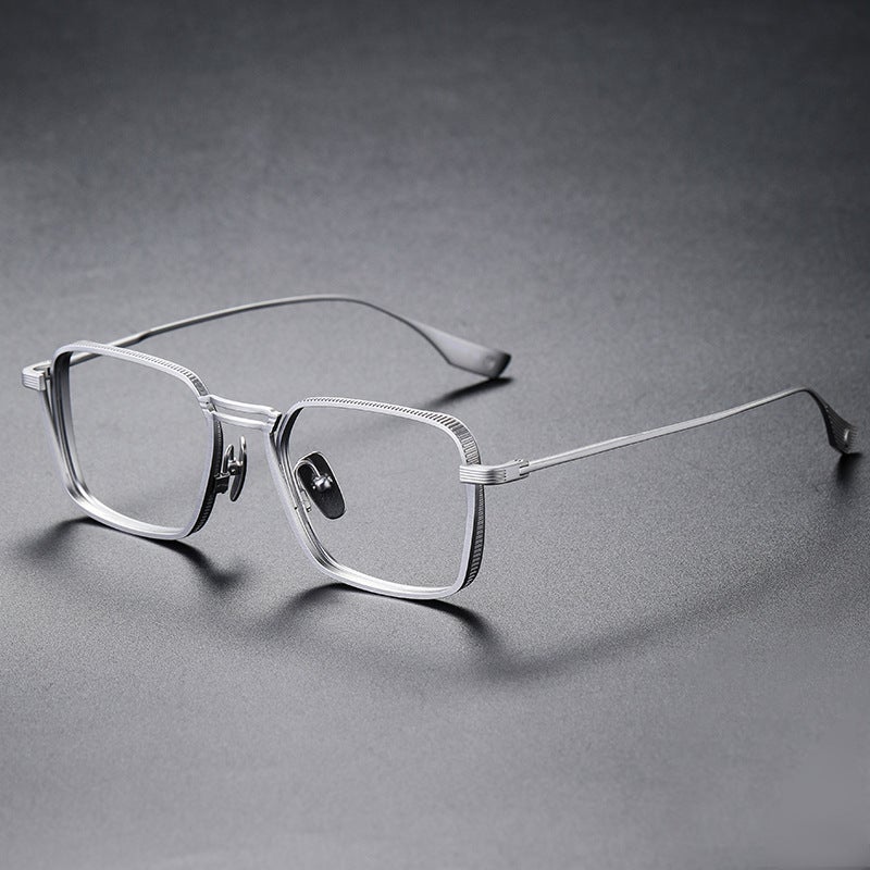 New Large Frame Ultra Light Color Changing Men'S Myopia Presbyopic Glasses Frame Can Be Equipped With Large Face Retro Anti-Blue Light Glasses Frame - Image 5