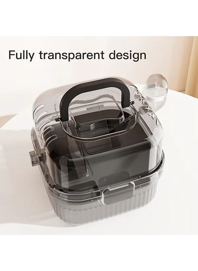 Yellow Deluxe Hamster Cage Set Portable Travel Cage For Sugar Gliders Flower Rats Golden Bears - Image 5