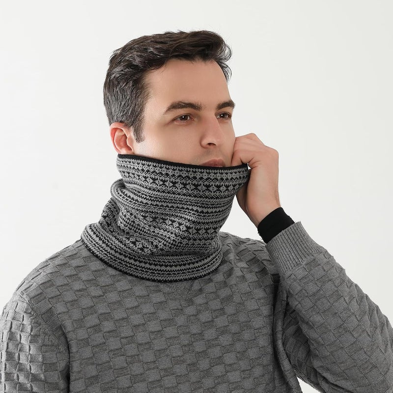 NovForth Winter Neck Warmer Men Ski, Neck Gaiter Face Scarf Women, Fleece Scarf for Men Gaiter Mask, Thick Windproof Scarves - Image 5